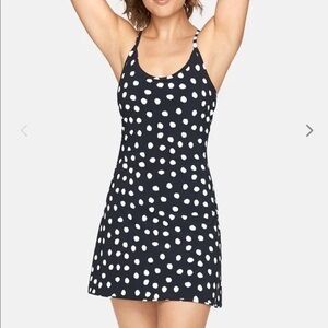 Outdoors Voices exercise dress polka dots XS